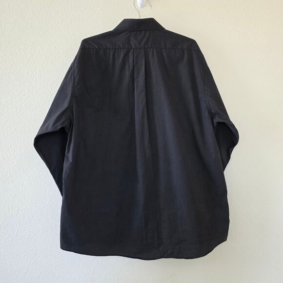 Alexander Julian Colours Black Button Down Shirt Men XL Long Sleeve Cotton Blend - Picture 8 of 9